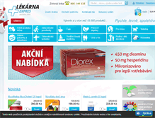 Tablet Screenshot of lekarnaexpres.cz